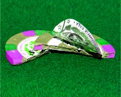 broken casino chip