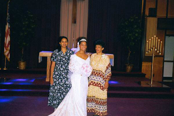Monnica, Anita, and Jane at the Altar
